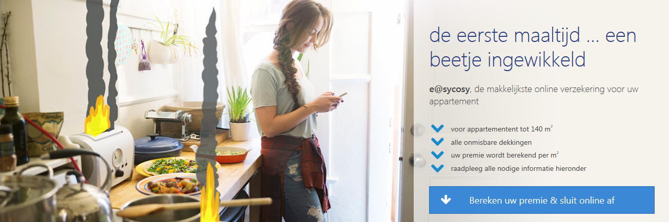 Appartement verzekering online AXA Easycosy